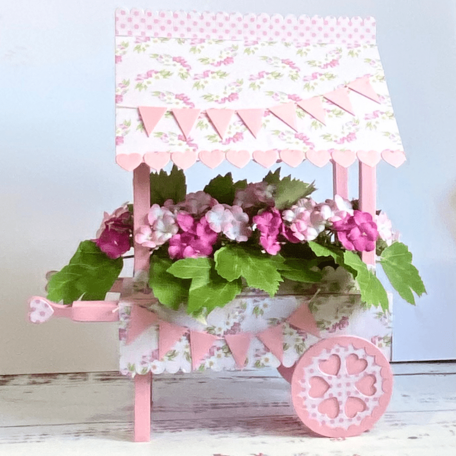 Craft Buddy “Festival Flower Cart” Die Set 24 x Piece