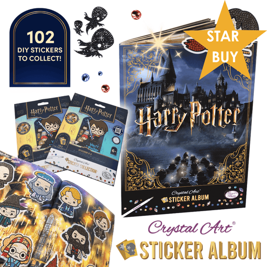 Harry Potter Crystal Art Sticker Album - Starter Pack