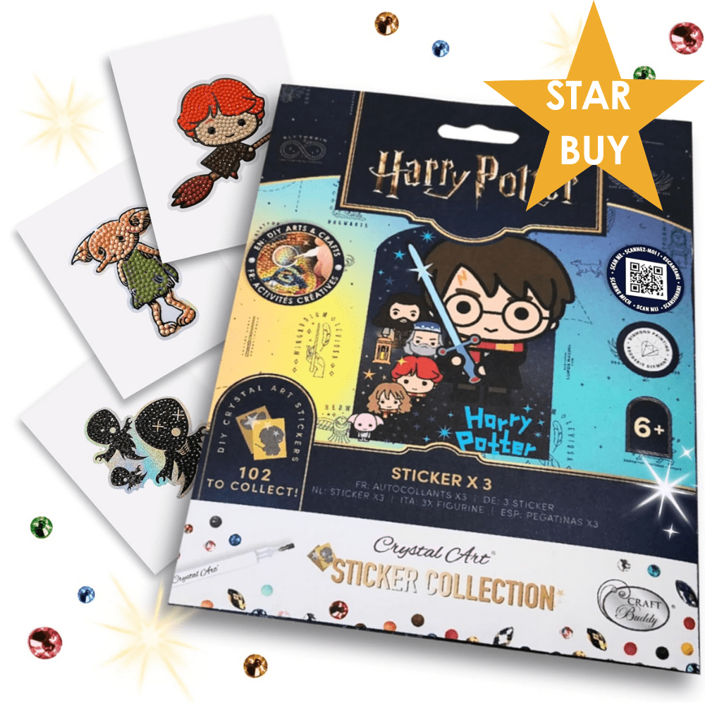 Harry Potter Crystal Art Sticker Pack