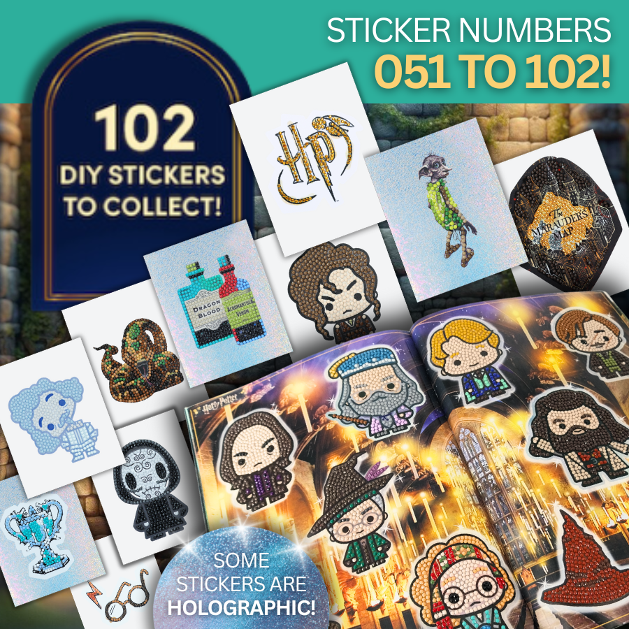 Harry Potter Crystal Art Stickers 051-102