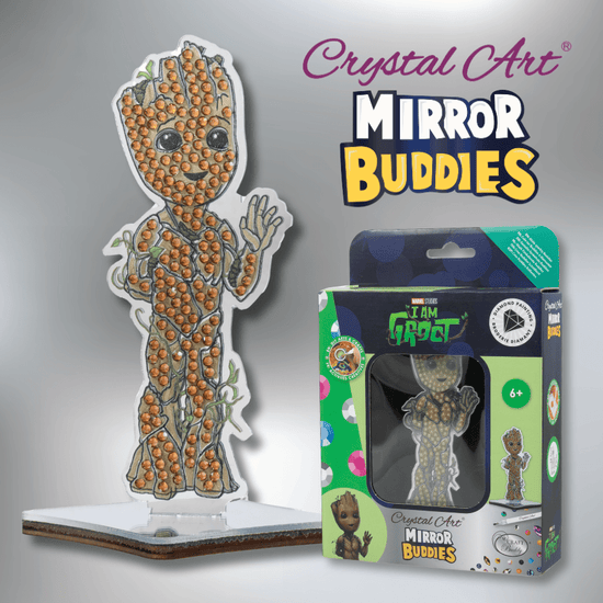 Groot Crystal Art Mirror Buddies Kit MARVEL
