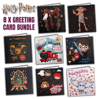 Harry Potter Crystal Art 18x18cm Greeting Card Bundle x8