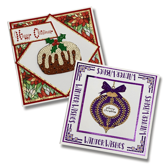 All Kinds Of Festive Greetings Crystal Art A6 Stamp Set 5