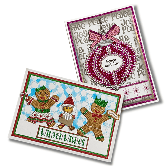 All Kinds Of Festive Greetings Crystal Art A6 Stamp Set 6