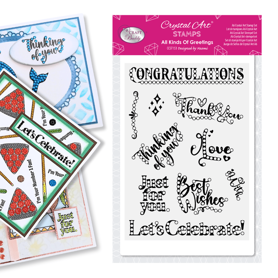 All Kinds Of Greetings A6 Stamp Set 8