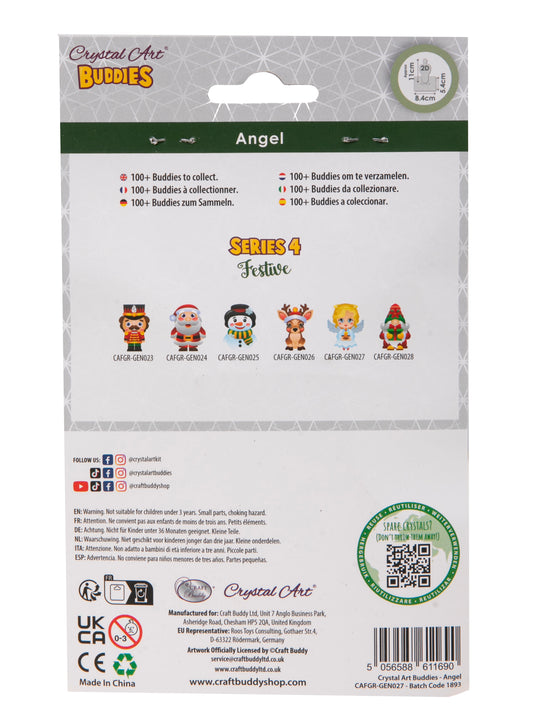 Angel Crystal Art Buddies Festive Series4 Decoration 2