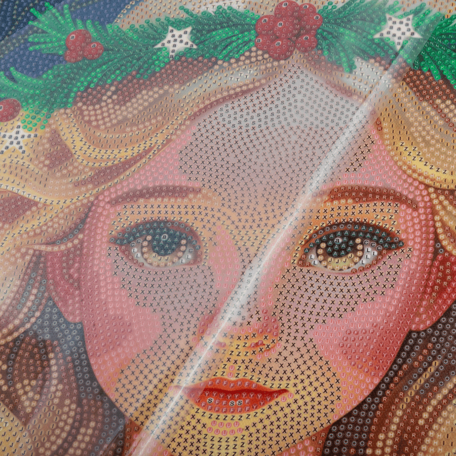 Angel Face Crystal Art Canvas Kit 40x50 3