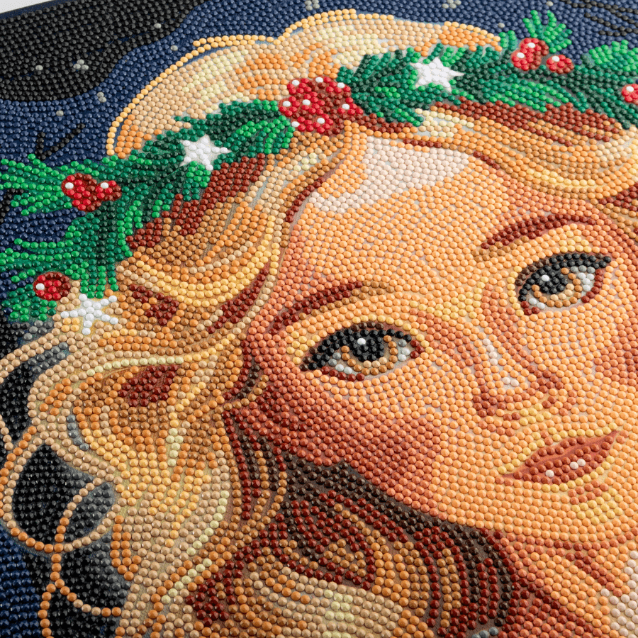 Angel Face Crystal Art Canvas Kit 40x50 8