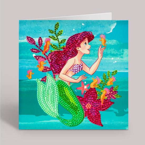 Ariel crystal art card 