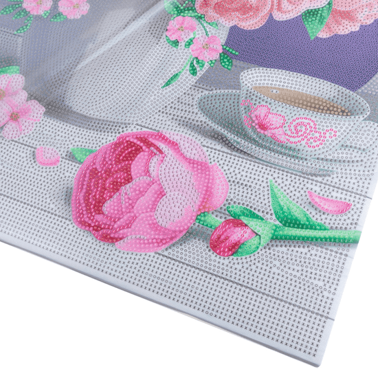 Bouquet Crystal Art Canvas Kit 40x50 template