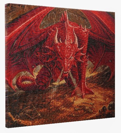 "Dragons Lair" Crystal Art Canvas Kit by Anne Stokes 70x70cm