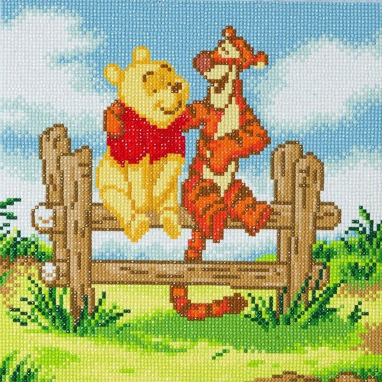 Pooh and Tigger, 30x30cm Crystal Art Kit