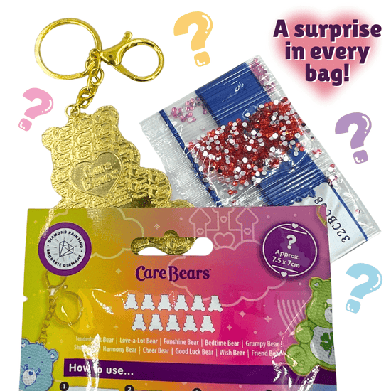 Care Bears Crystal Art Keyring - Blind Bag