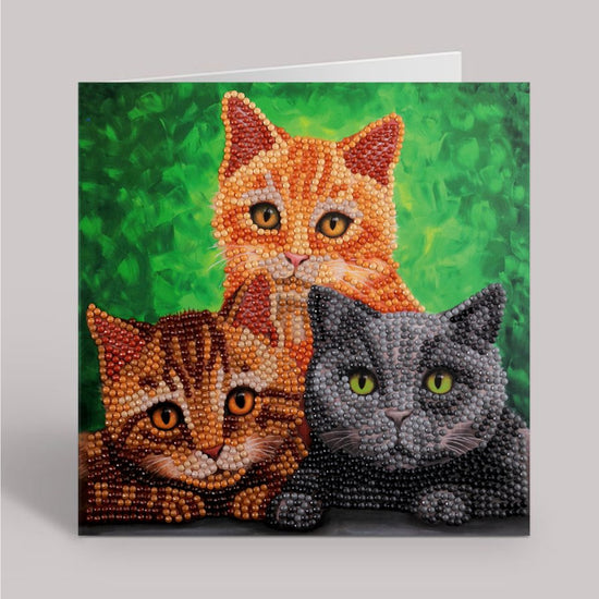 Cat Portrait Rachel Froud Crystal Art Card