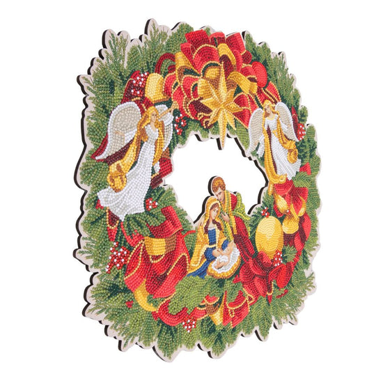 Christmas Crystal Art 3D Wreath Kit 3