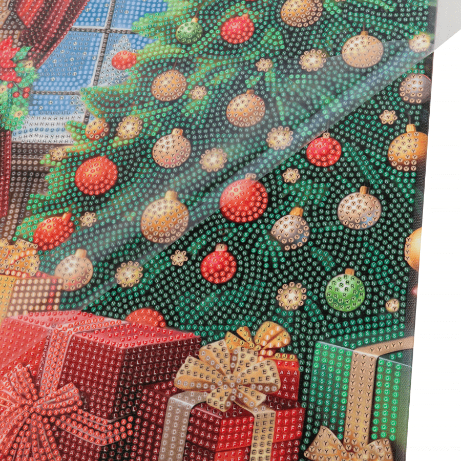 Christmas Crystal Art Canvas Duo Kit 40x40cm