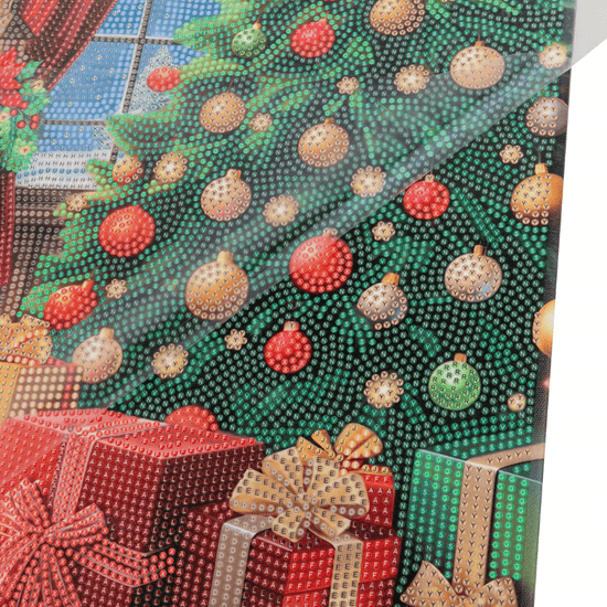 Christmas Crystal Art Canvas Duo Kit 40x40cm
