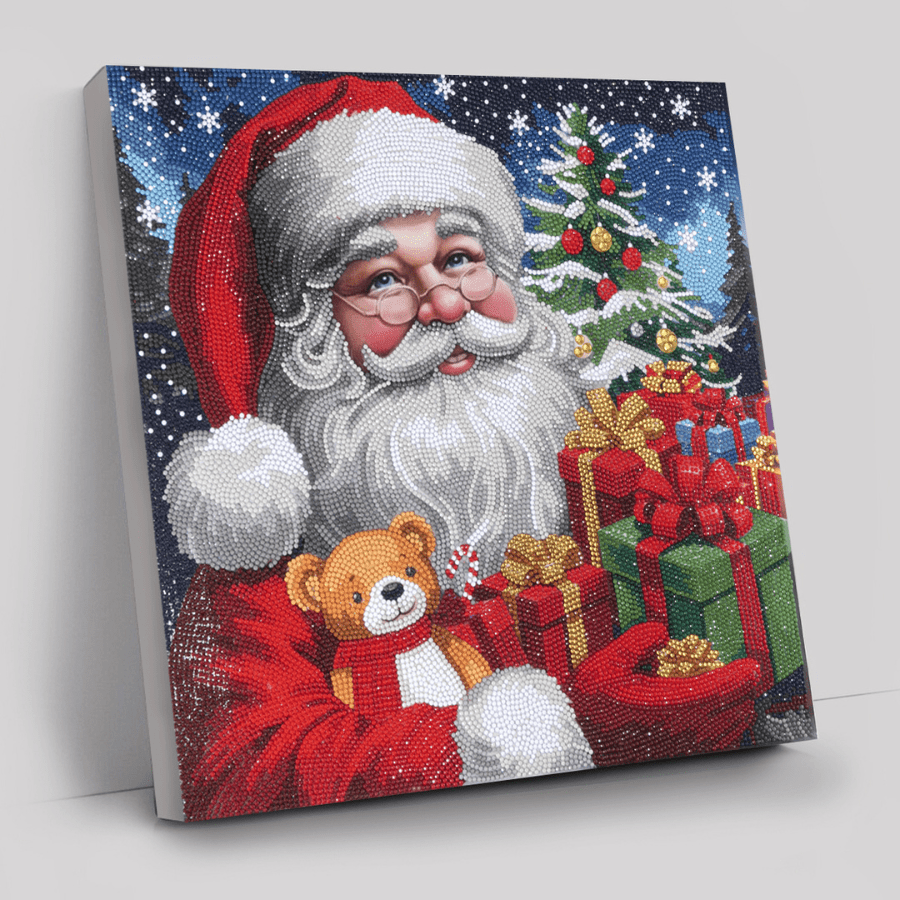 Christmas Crystal Art Canvas Duo Kit 40x40cm