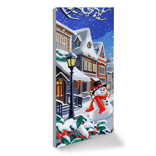 Christmas Crystal Art Canvas Triptych Set 3