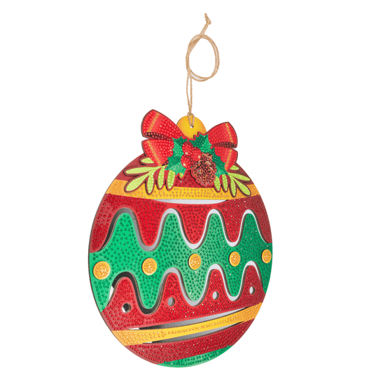 Christmas Mirror Bauble Crystal Art Decoration Kit 4