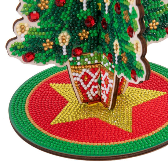 Christmas Tree 3D Crystal Art Scene 6