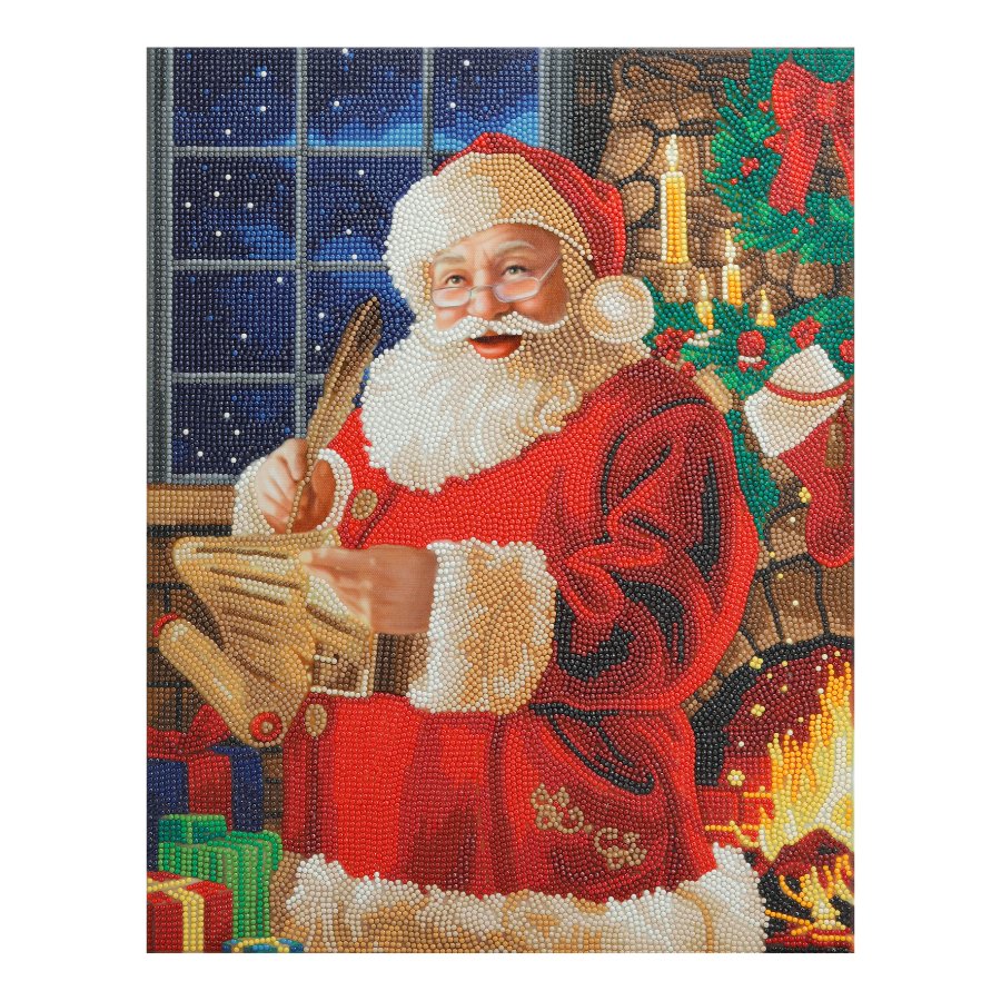 Classic Christmas Set 35x45cm Crystal Art Kit santa