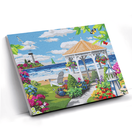 "Coastline" Crystal Art Canvas Kit 40x50cm