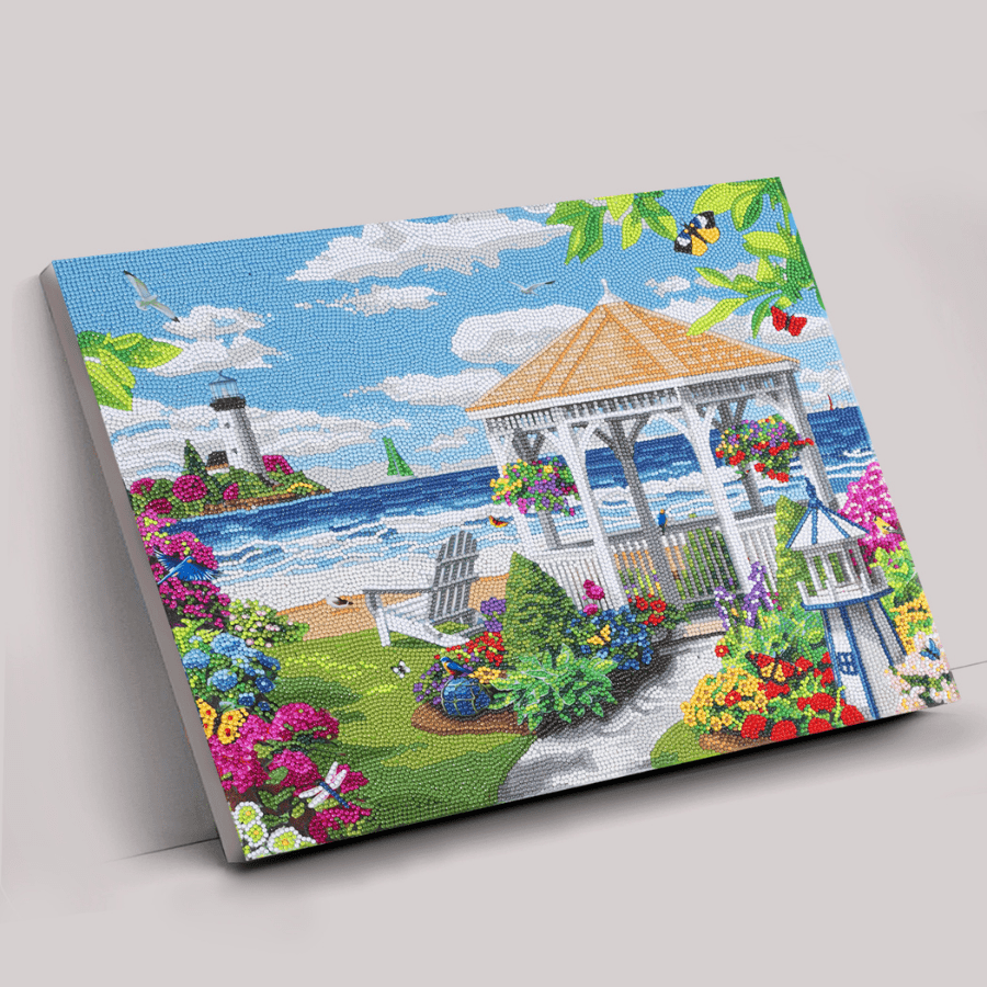 "Coastline" Crystal Art Canvas Kit 40x50cm