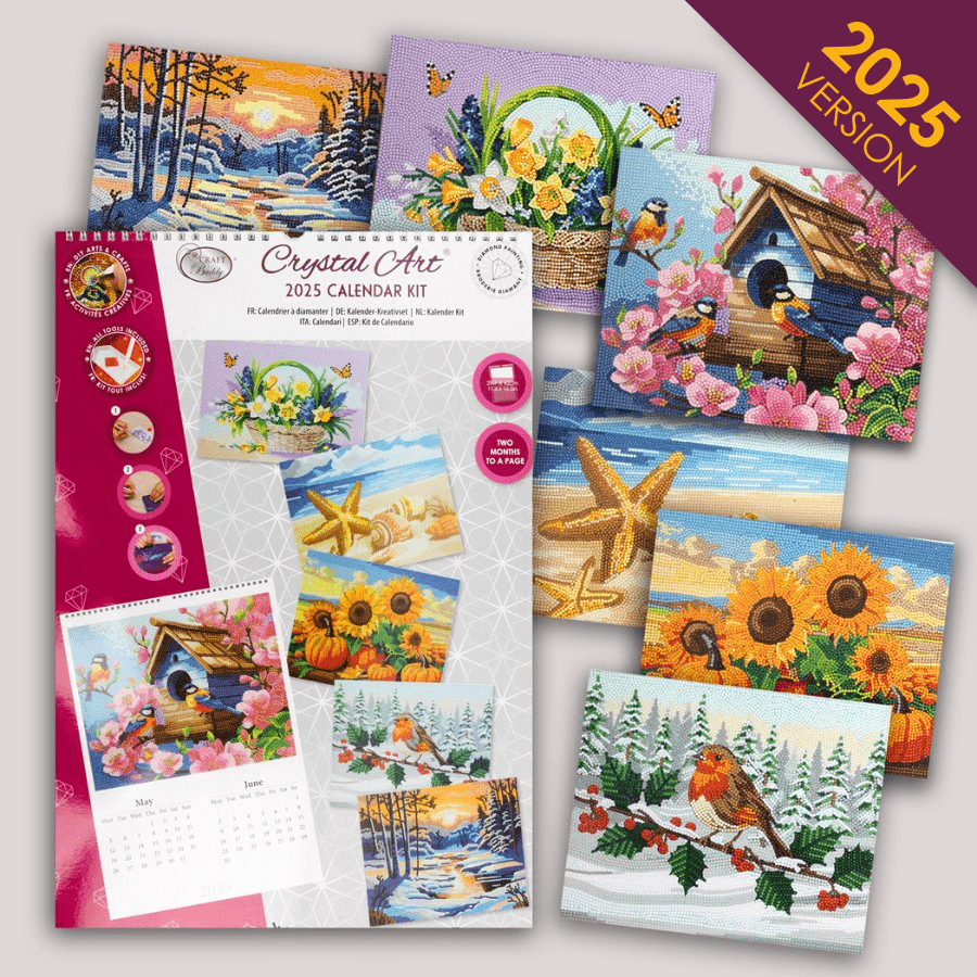 Crystal Art Calendar Kit 2025
