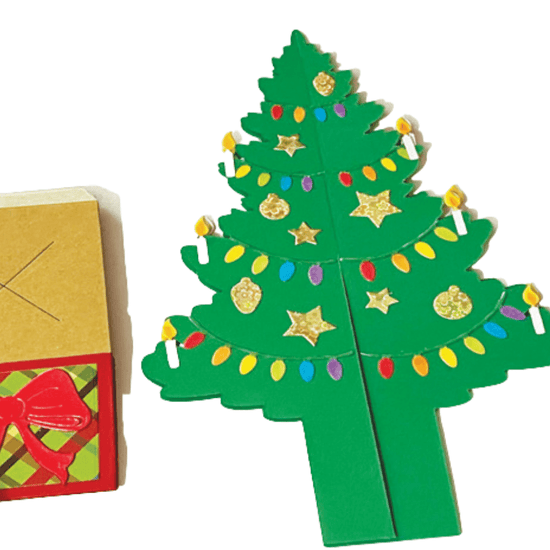 Craft Buddy 3D Joyful Christmas Tree Card Die set 3