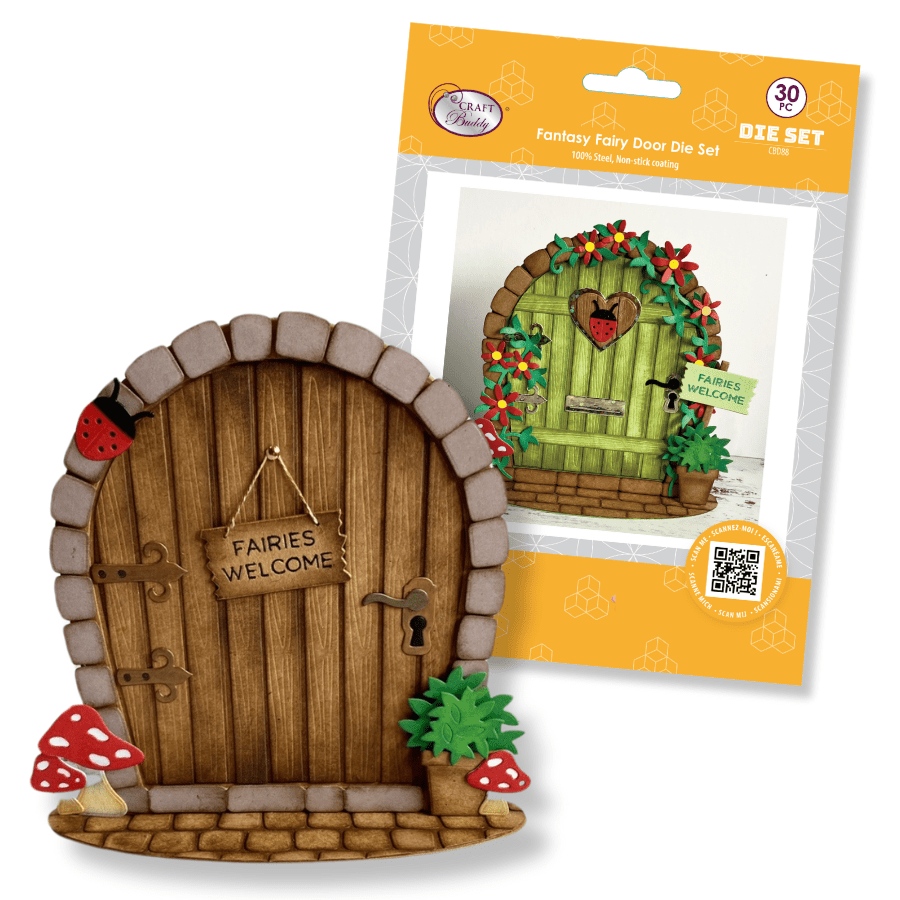 Craft Buddy Fantasy Fairy Door Die Set 30 Piece 3