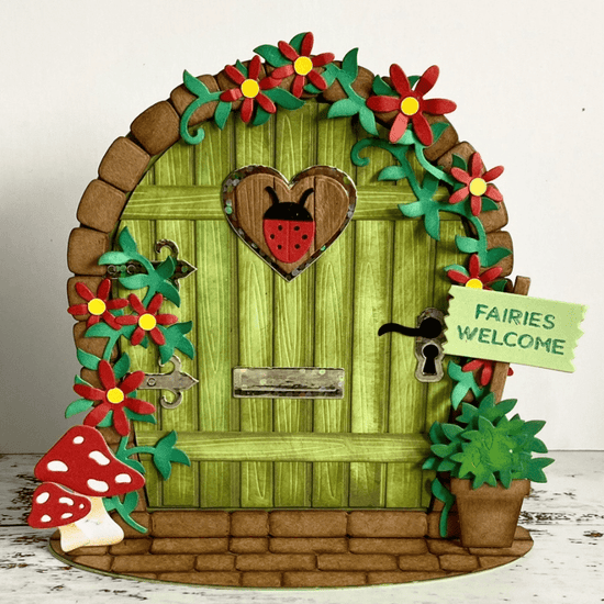 Craft Buddy Fantasy Fairy Door Die Set 30 Piece 7