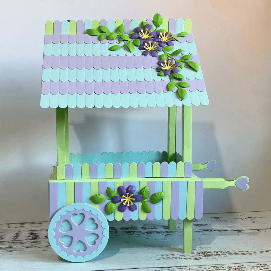 Craft Buddy Festival Flower Cart Die Set 10