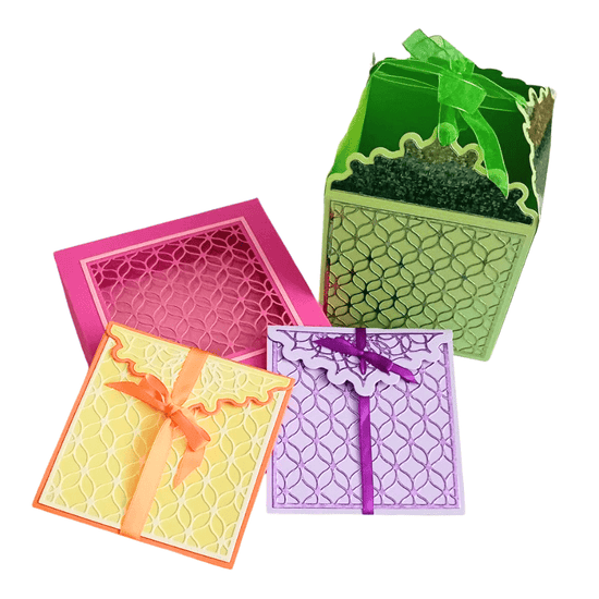 Craft Buddy Snowflake Lattice Gifting Wallet Die Set 6