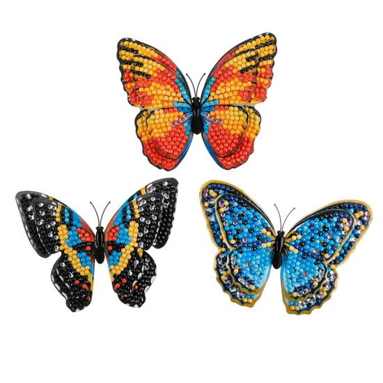 Crystal Art 3D Butterflies Decoration Kit Set3 4