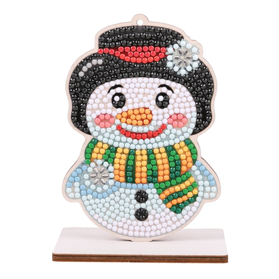 Crystal Art Buddies Series 4 Festive Decoration snowman 2