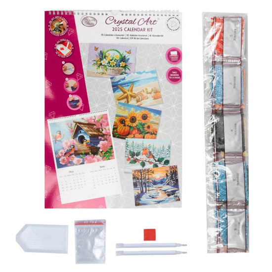 Crystal Art Calendar Kit 2025 Craft Buddy