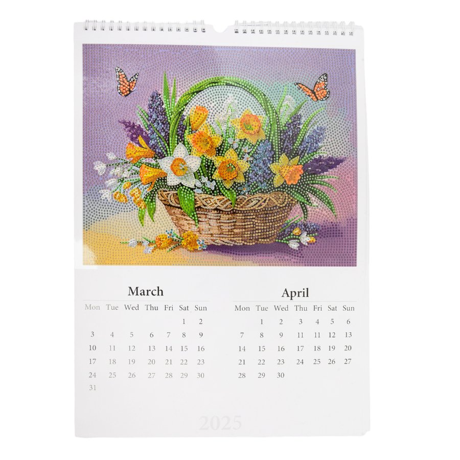 Crystal Art Calendar Kit 2025 3