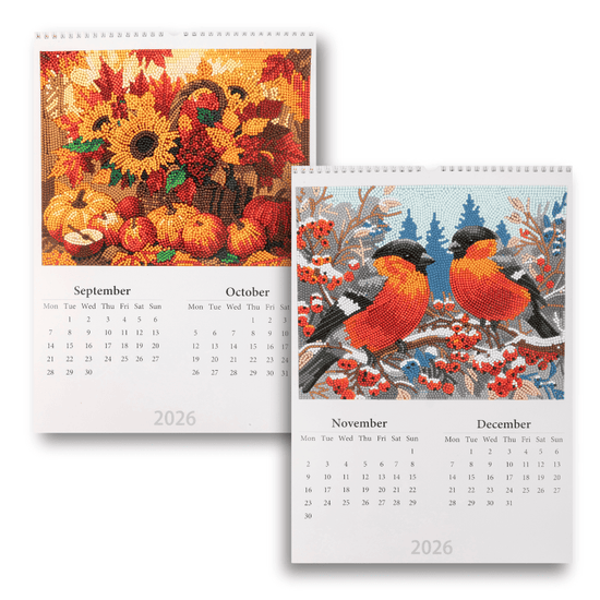 Crystal Art Calendar Kit 2026 10