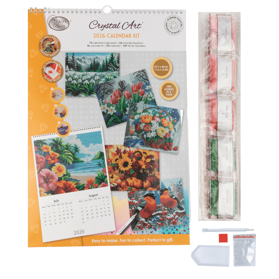 Crystal Art Calendar Kit 2026 1