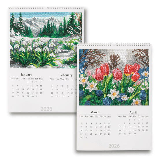Crystal Art Calendar Kit 2026 7