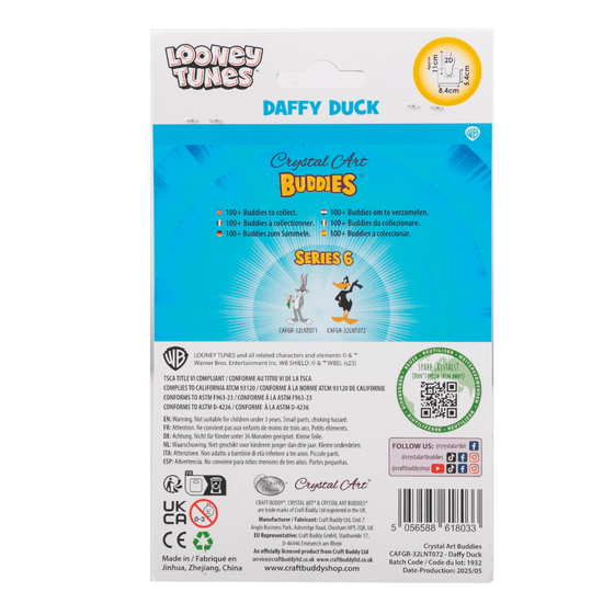 Daffy Duck Crystal Art Buddies Series 6 packback
