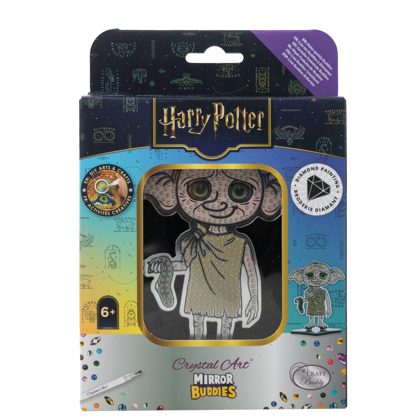Dobby Crystal Art Mirror Buddies Harry Potter 1