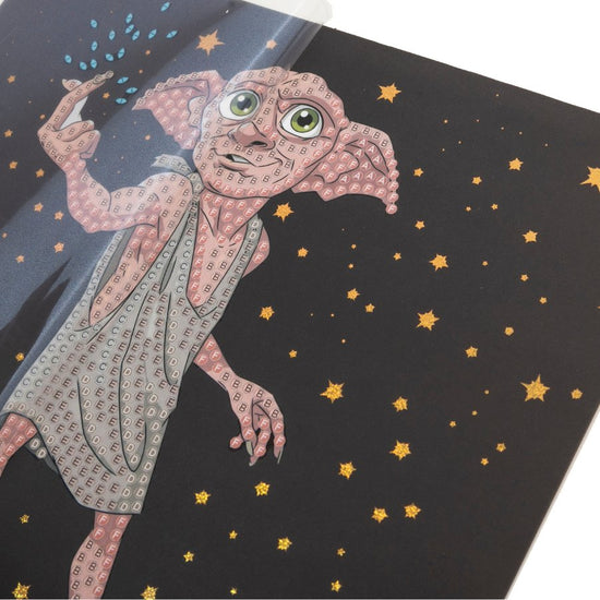 "Dobby the House Elf" Harry Potter Crystal Art Card