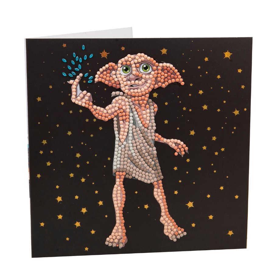 "Dobby the House Elf" Harry Potter Crystal Art Card Front