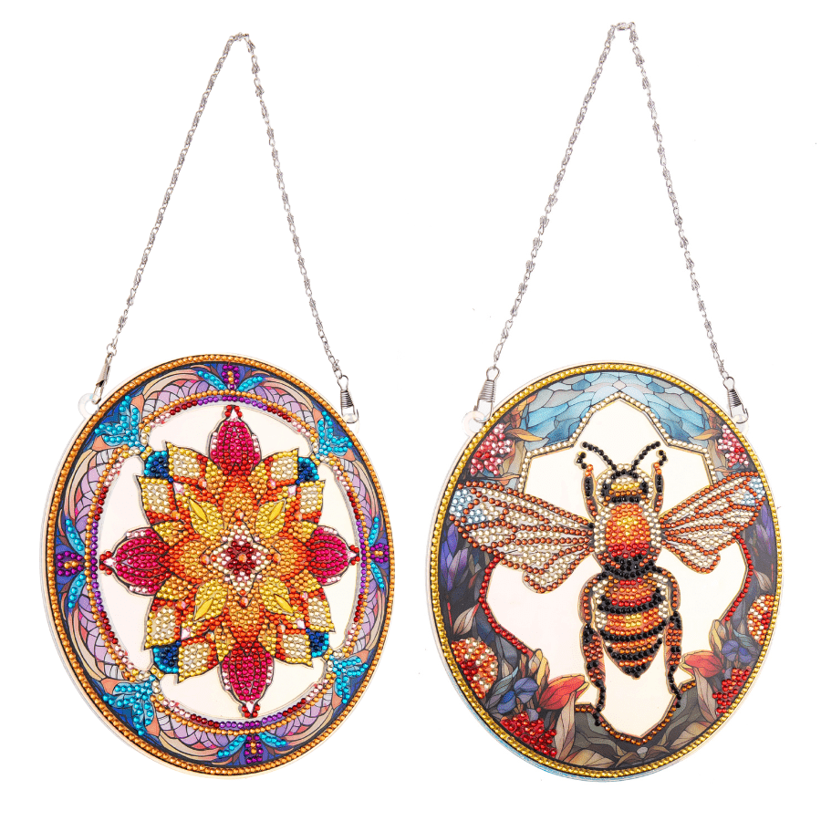 Double sided Hanging Ornaments Set of 2 10