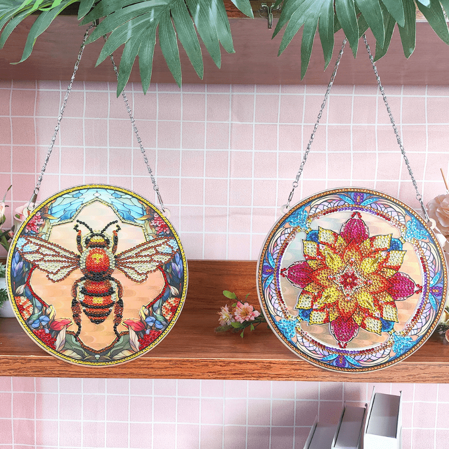 Double sided Hanging Ornaments Set of 2 4