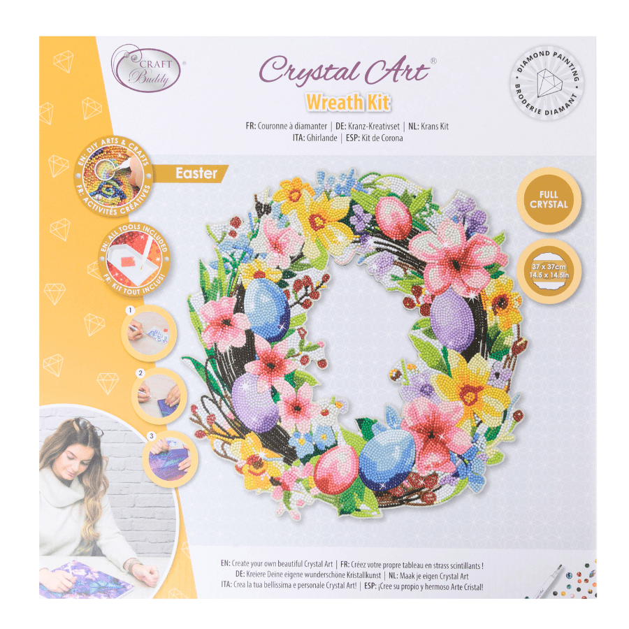 Easter Crystal Art Wreath Kit 5