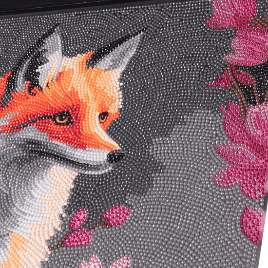 Fearless Fox Crystal Art Scroll Kit 40x50 5
