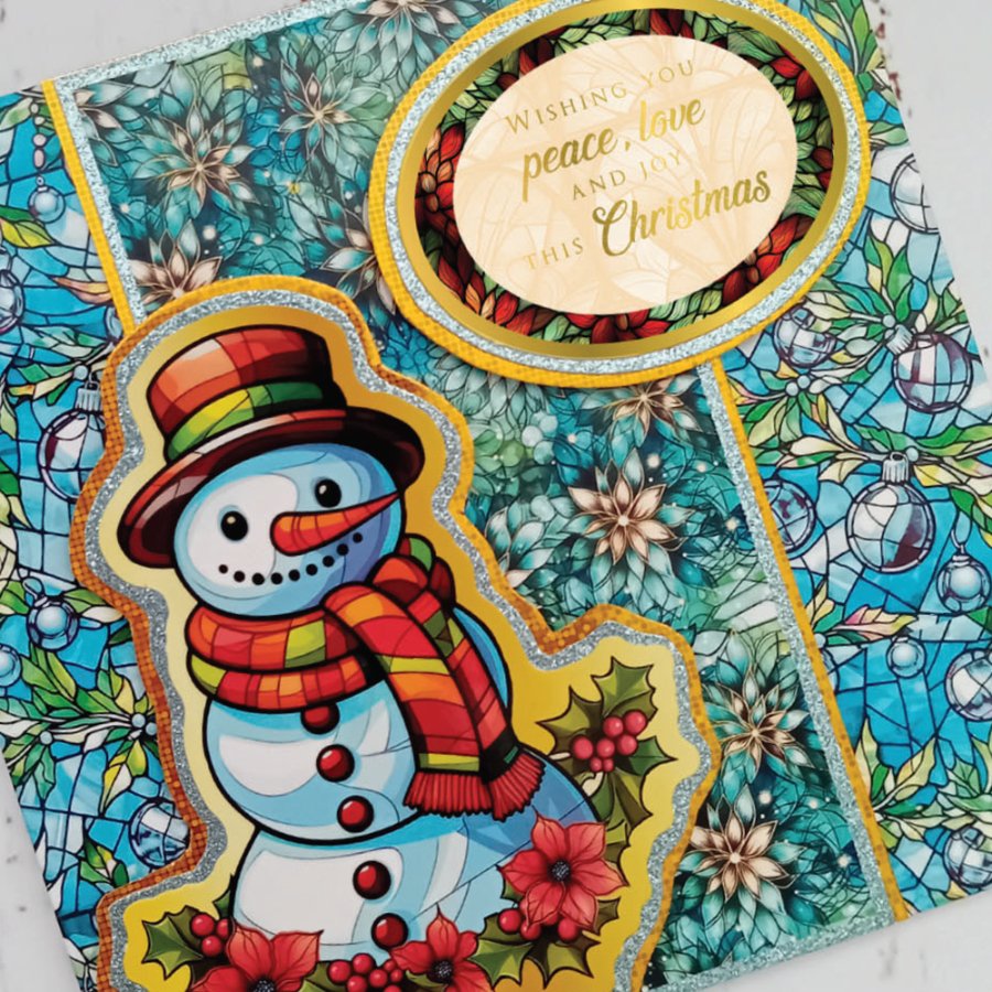 Festive Stained Glass Papercrafting & Card Making Kit